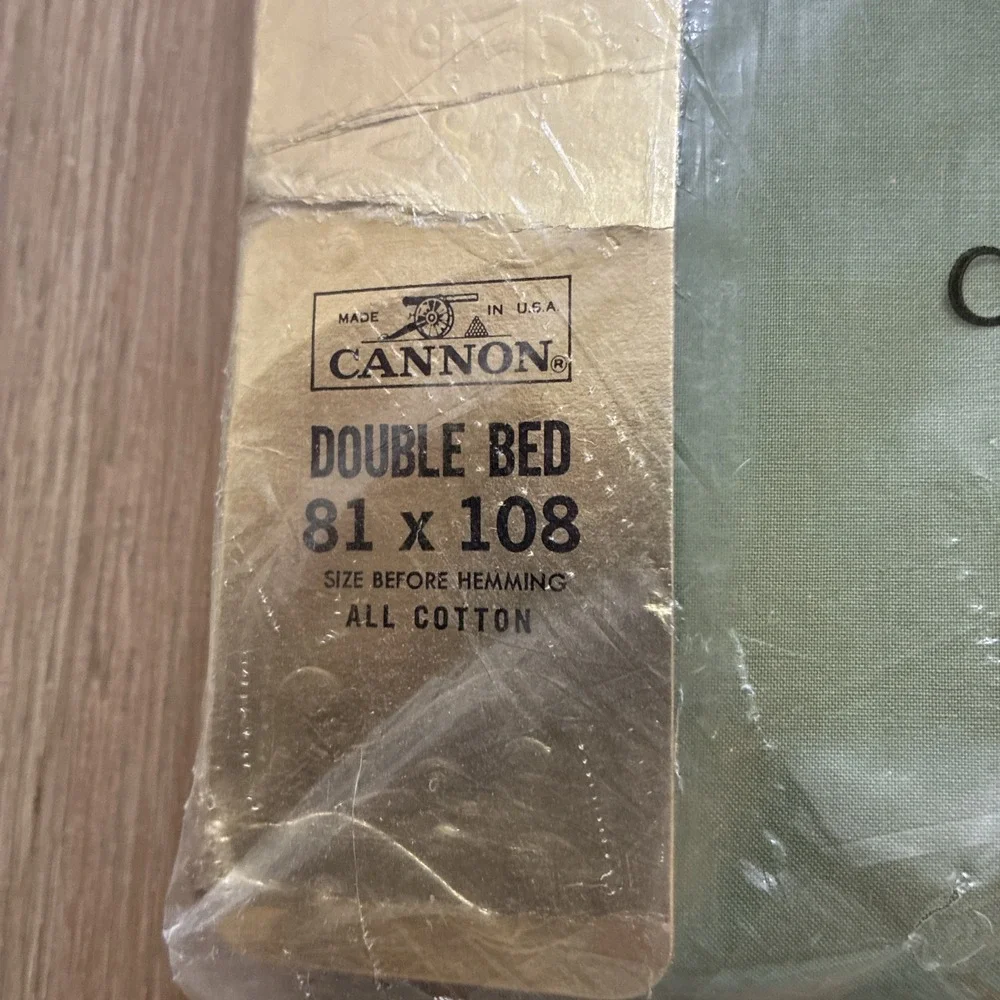 Cannon Combspun Percale Double Bed Flat Sheet 81